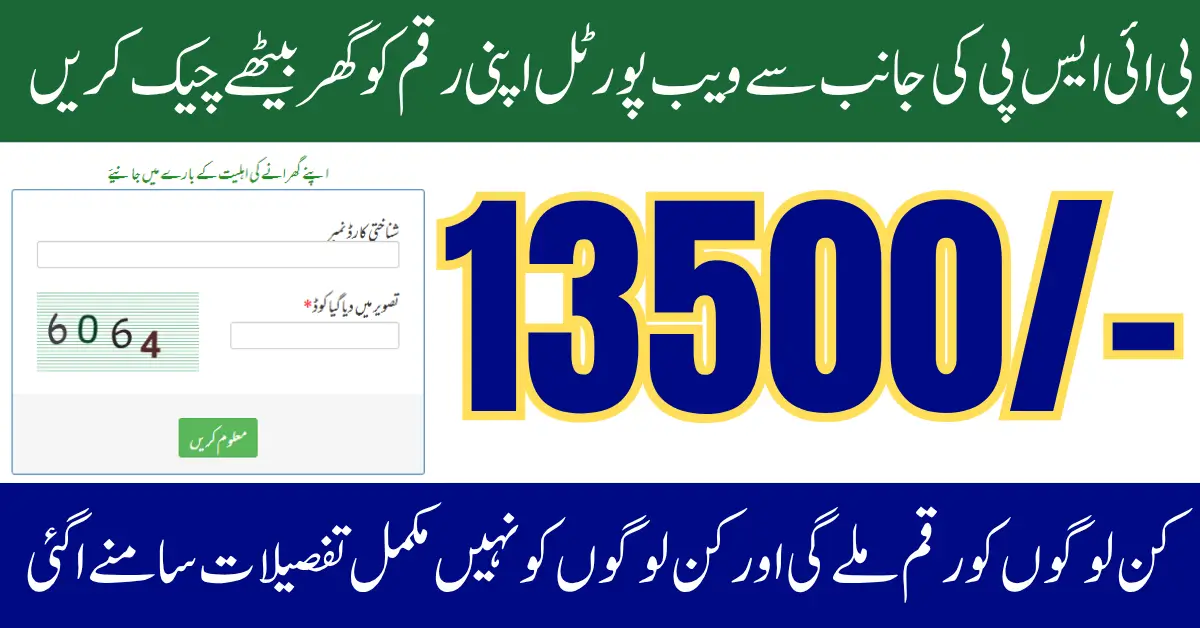 BISP 8171 Web Portal Reopens Check Status Using CNIC Know Full Guide Step By Step 2025