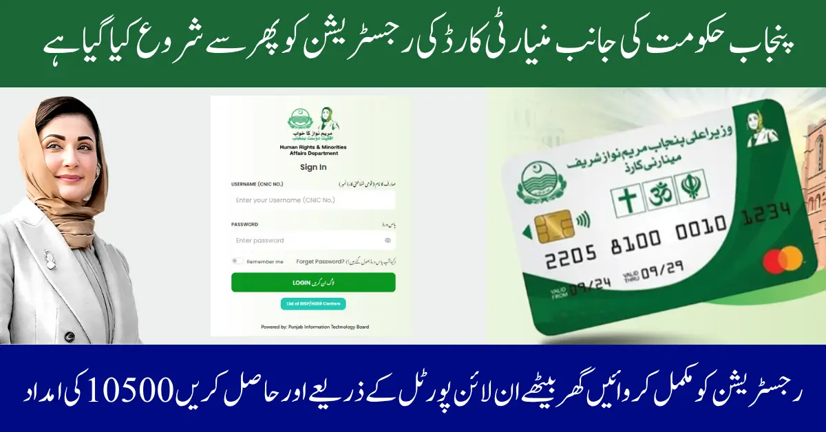 Chief Minister Punjab Minority Card 2025 Complete Online Registration Guide