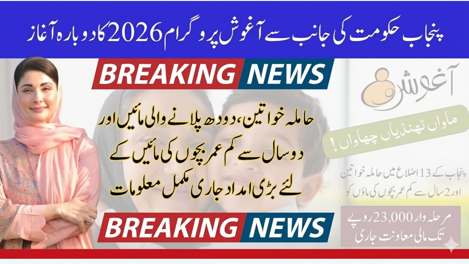 Punjab Aghosh Program 2026 Government Launches New Relief for Mothers and Children