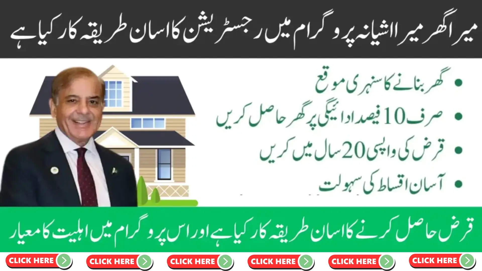 Mera Ghar Mera Ashiana Scheme 2026 Online Registration Through SBP Full Guide