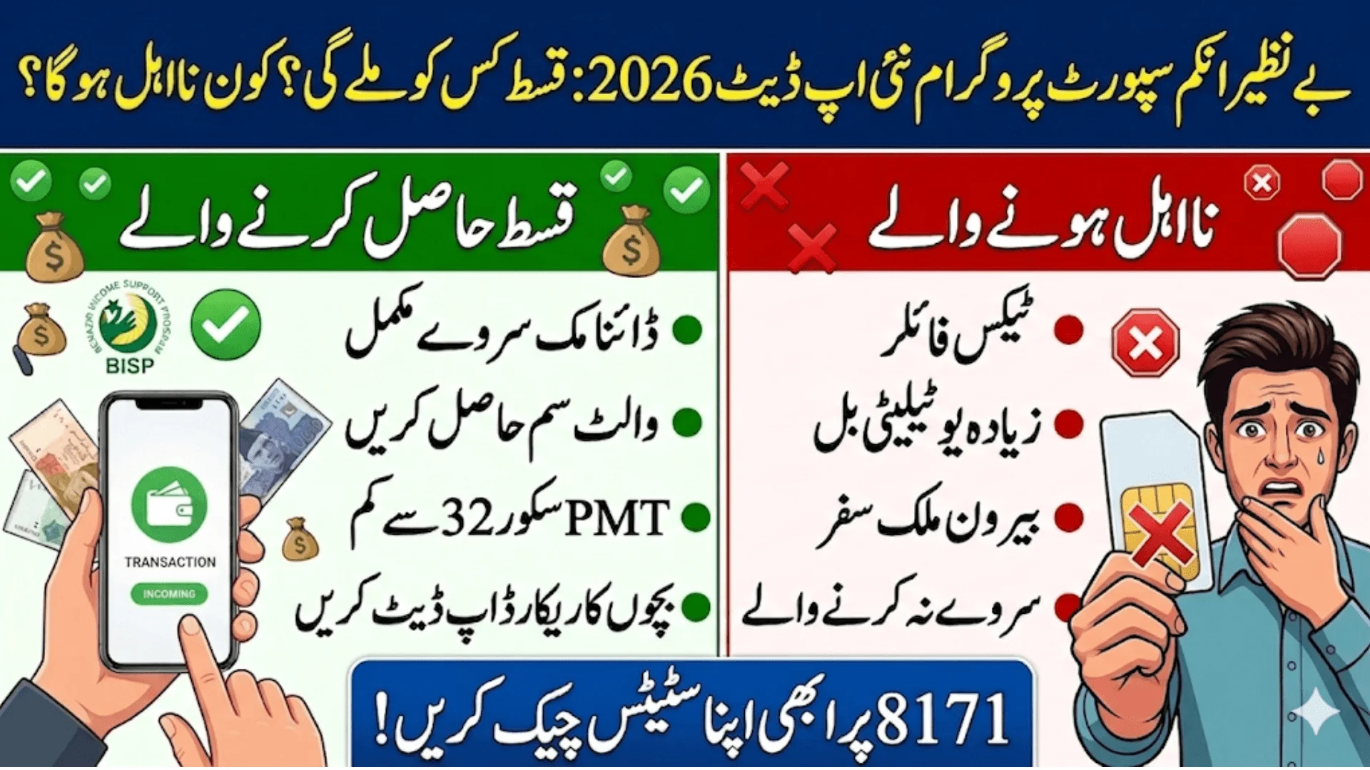 BISP Latest Payments 2026 Update Who Will Get Installment & Who Will Be Disqualified?