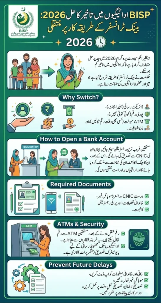 BISP Payment Delay Solution 2026 Switch To Bank Transfer Method