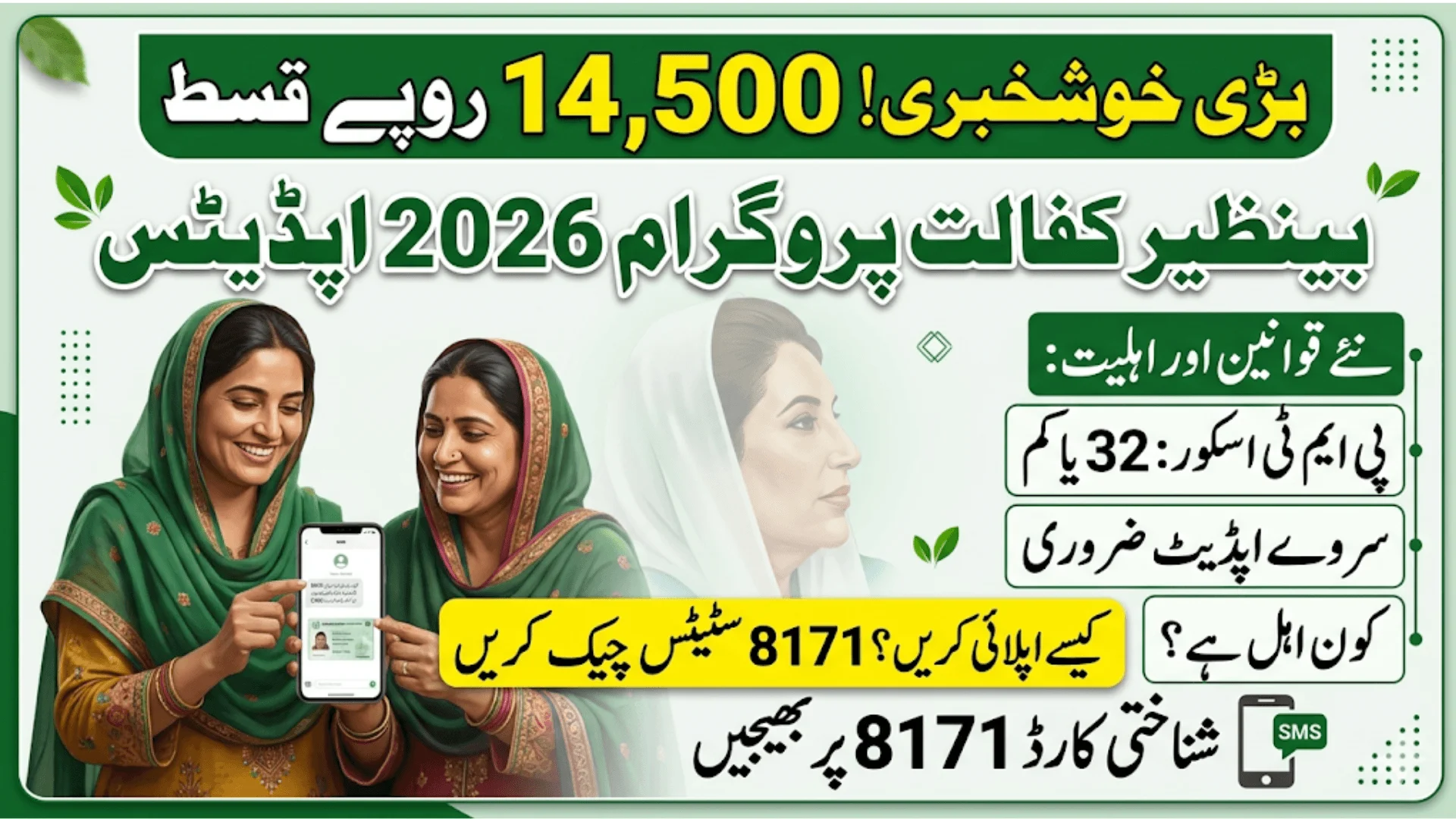 Benazir Kafaalat Program Updated Rules 2026 Eligibility For 14500 Payment & How To Apply