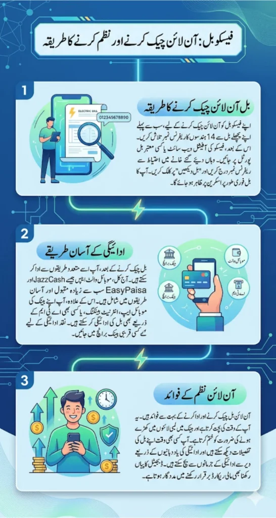 Check Your FESCO Bill Online By Reference Number Instantly