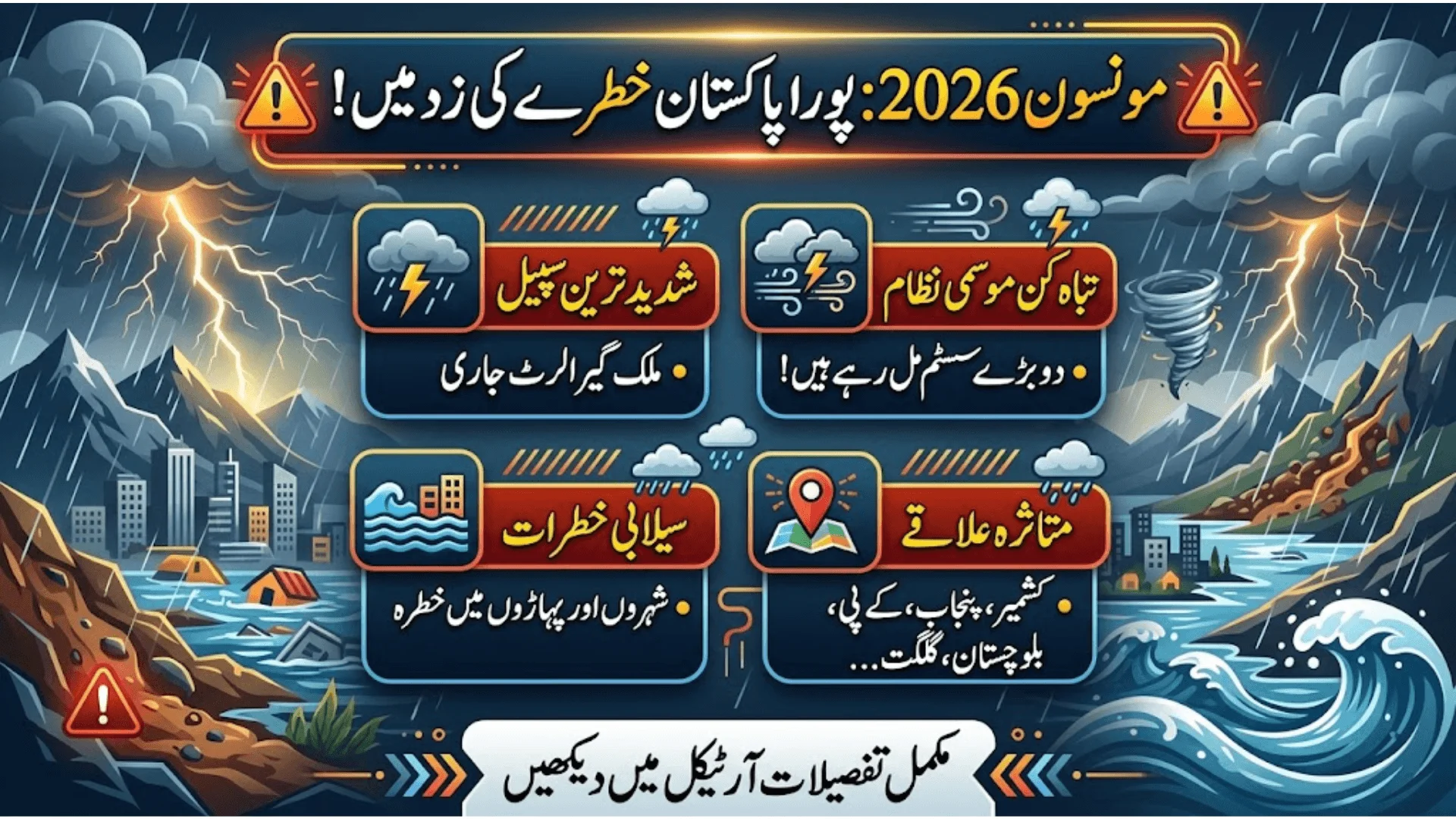 Pakistan Monsoon Rain Alert 2026 PMD Warns Of Heavy Rainfall Across Multiple Regions