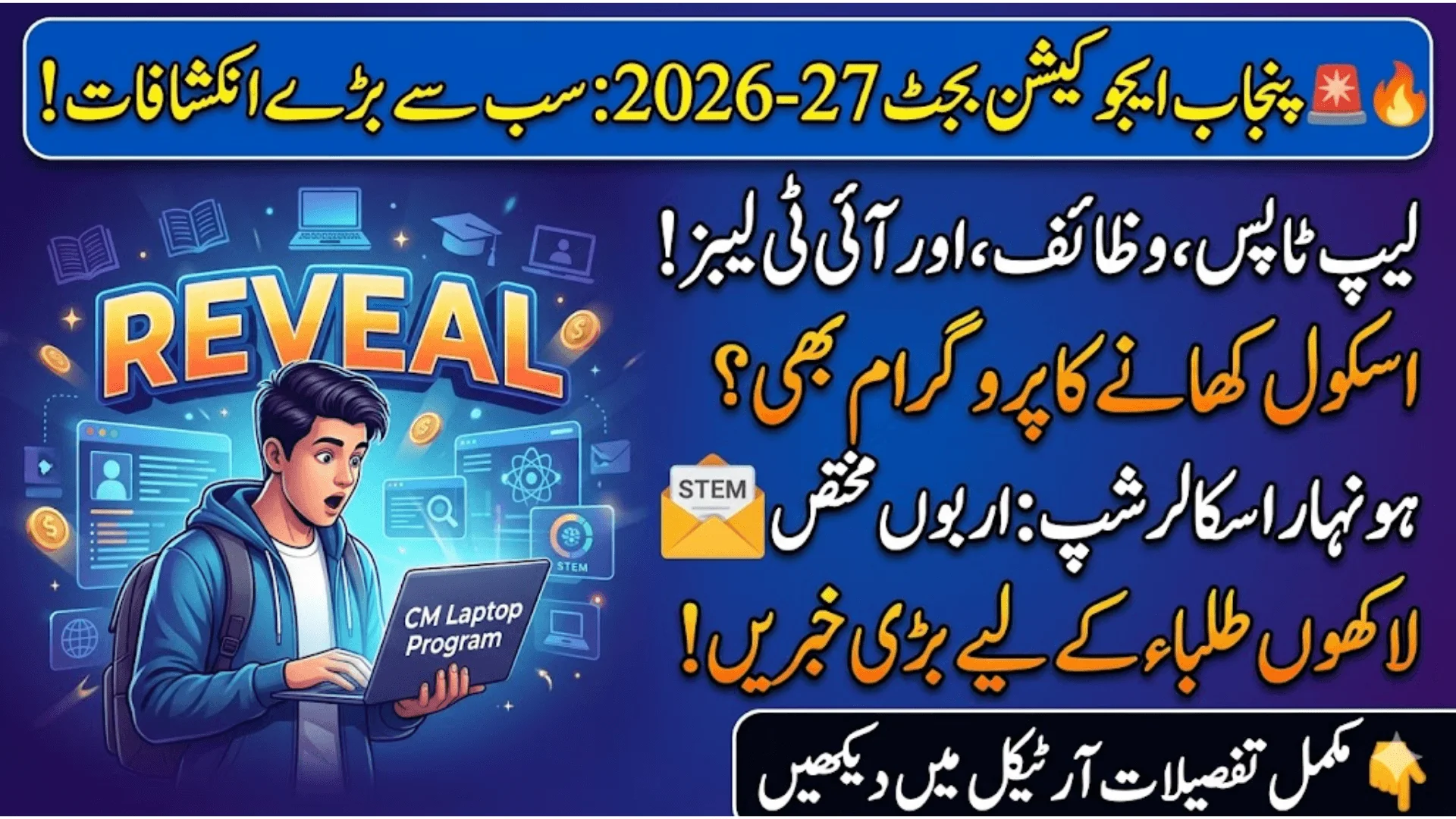 Punjab Education Budget 2026-27 Major Reforms, Scholarships, IT Labs and Infrastructure Projects
