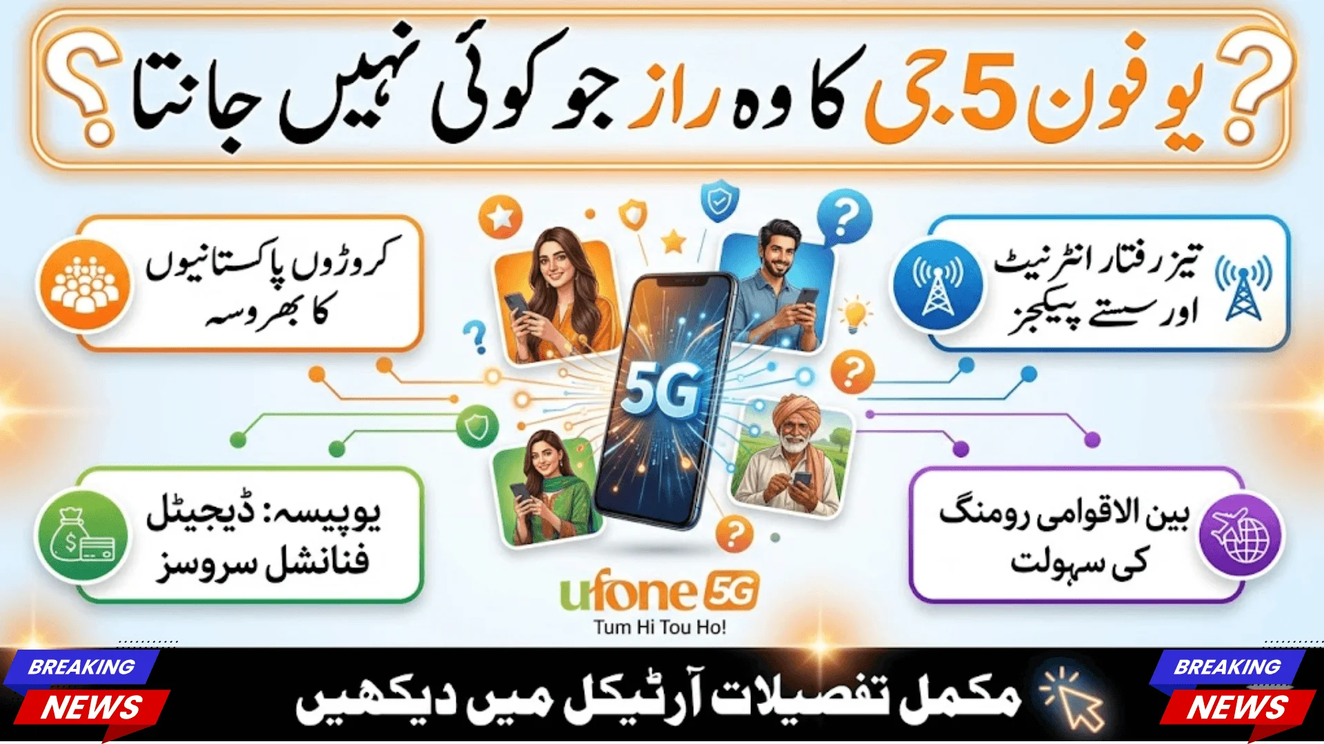Ufone 5G Pakistan's Trusted Telecom Brand Empowering Millions Across the Nation